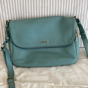 FOSSIL Large Preston Crossbody (sea glass)